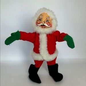 Annalee freestanding Santa with green mittens 1963